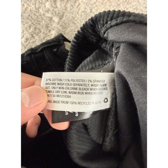 NEW Universal Thread Size 12/31 Relaxed Wide Leg Corduroy Jeans Pants Black NWT - Picture 13 of 14